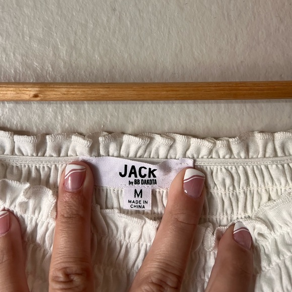 Jack by BB Dakota | Women's Show Off Smocked Off-The-Shoulder Bell Sleeve - Picture 5 of 6